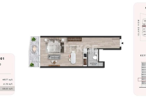 Apartment de 1 dormitorio en Al Marjan Island, UAE No. 134448 25