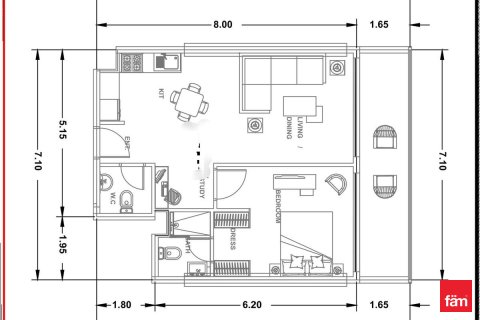 Appartement de 1 chambre à Dubai Sports City, UAE No. 163294 3