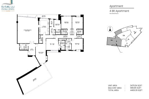 4 bedrooms Apartment in Dubai Media City, UAE No. 149087 3