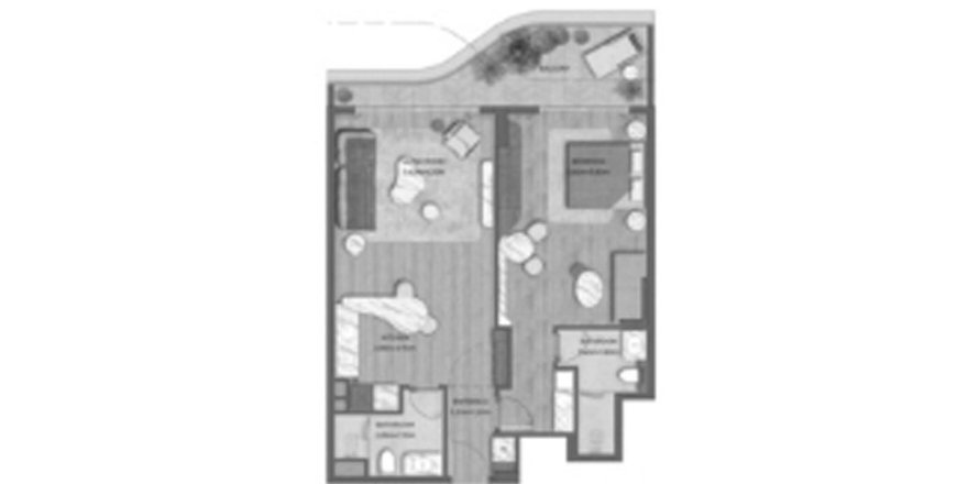 1 bedroom Apartment in Tomorrow 166 Dubai, UAE No. 98281