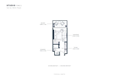 37m² Apartment in AZIZI VENICE Dubai South (Dubai World Central), UAE No. 173206 24