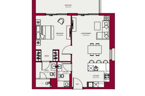 Appartement de 1 chambre à HADLEY HEIGHTS   No. 108874 13
