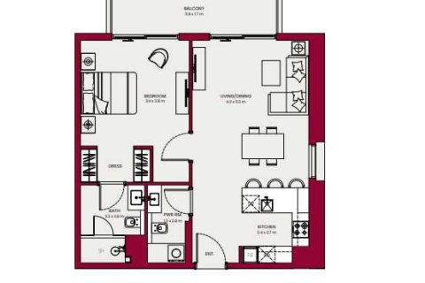 Appartement de 1 chambre à HADLEY HEIGHTS   No. 108873 5