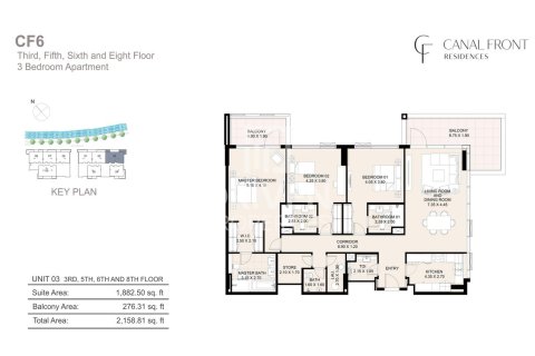 Appartement de 3 chambres à Al Wasl, UAE No. 84347 19