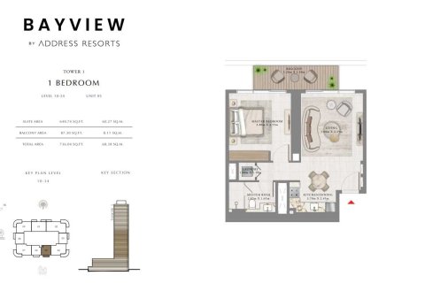 Apartment de 1 dormitorio en BAYVIEW BY ADDRESS RESORTS  No. 108881 6