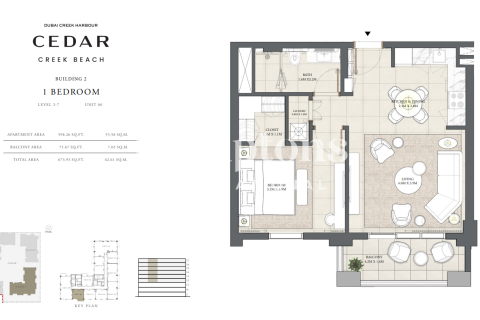 1 bedroom Apartment  No. 133906 10