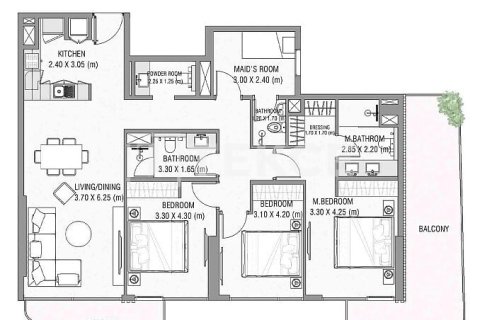 Appartement de 3 chambres à Dubai, UAE No. 149981 17