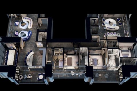 6 غرفة نوم  بانتهاوس في BURJ BINGHATTI JACOB & CO RESIDENCES  رقم 108882 6