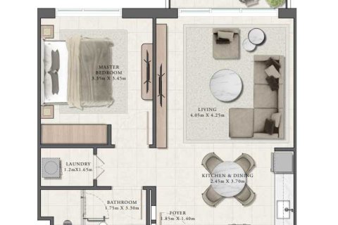 1 غرف نوم شقة في Golf Grand  رقم 108951 4