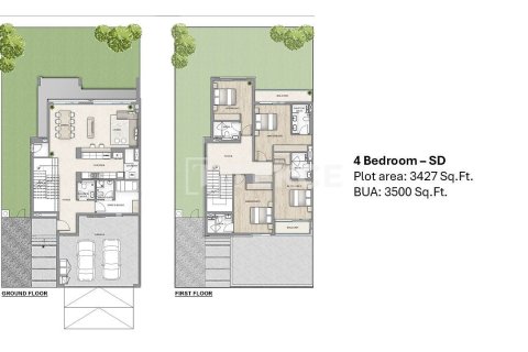 Townhouse de 4 dormitorios en Ras Al Khaimah, UAE No. 186329 11