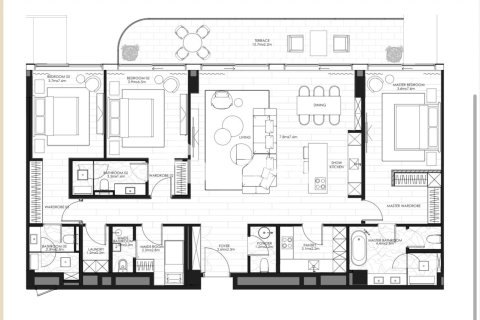 2 bedrooms Apartment in The Crescent, UAE No. 210350 19