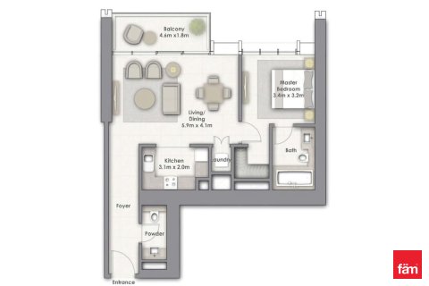 1 bedroom Apartment in Downtown Dubai (Downtown Burj Dubai), UAE No. 158356 10