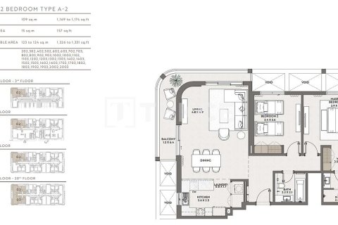 Apartment de 1 dormitorio en Jumeirah Village Circle, UAE No. 172186 24