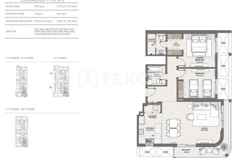 Apartment de 1 dormitorio en Jumeirah Village Circle, UAE No. 172186 23