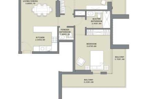 Квартира с 2 спальнями  №108956 6