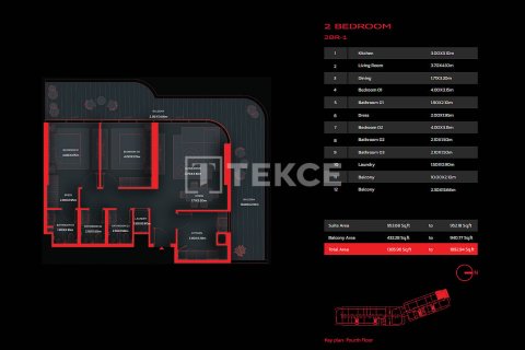 Apartment de 2 dormitorios en Al Marjan Island, UAE No. 144714 18