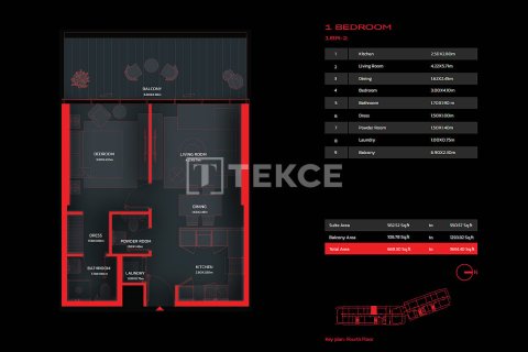 Appartement de Studio à Al Marjan Island, UAE No. 144712 17