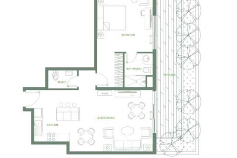 Apartment de 1 dormitorio  No. 108732 11