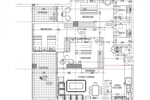 3 غرف نوم شقة  رقم 124772 4