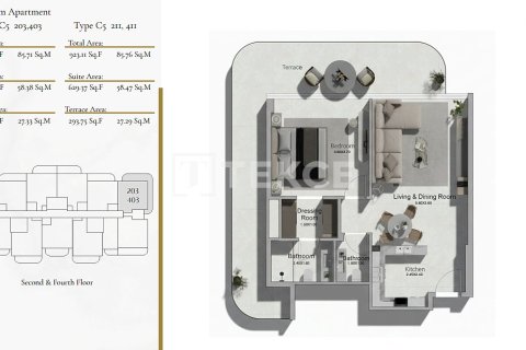 Studio Apartment in Al Warsan, UAE No. 172172 28