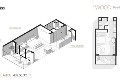 Appartement de 39m² à Jumeirah Village Circle, UAE No. 205753 13