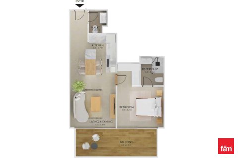 Appartement de 1 chambre à Dubai, UAE No. 102607 29
