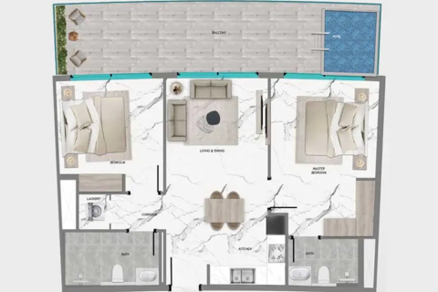 Apartamento tipo estudio Estudio en Majan, UAE No. 173131 17