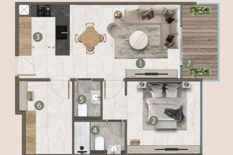 Studio Apartment in Lilian Residences Dubai South (Dubai World Central), UAE No. 173127 17