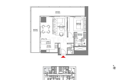 Appartement de 2 chambres à Dubai Harbour, UAE No. 149168 19