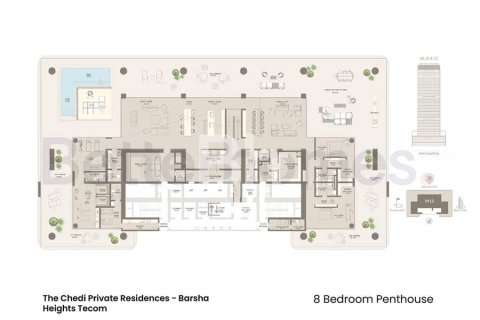 Penthouse de 8 dormitorios  No. 113417 3