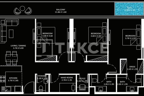 استوديو شقة  رقم 134370 22