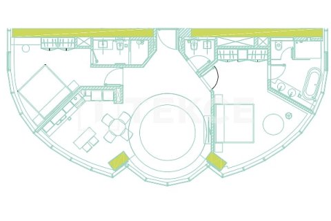 Пентхаус с 1 спальней  №134369 13