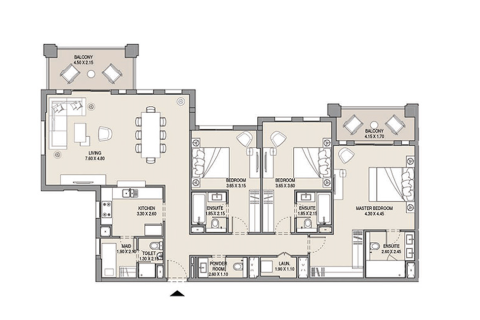 3 bedrooms Apartment in LAMTARA Madinat Jumeirah Living, UAE No. 96928 9