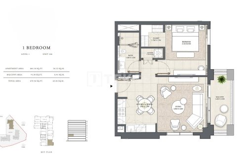 Appartement de 3 chambres à Dubai, UAE No. 135983 23