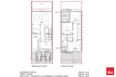 Townhouse de 4 chambres à Dubai, UAE No. 147532 4