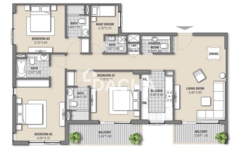 3 bedrooms Apartment in Al Furjan, UAE No. 198493 3