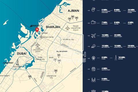 Appartement de 3 chambres à Al Mamzar - Sharjah, UAE No. 75238 12