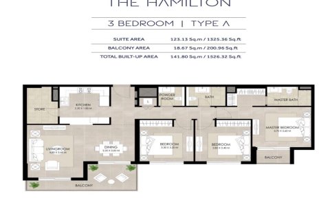 3 غرف نوم شقة في دبي, الإمارات العربية المتحدة رقم 147017 7