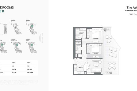 Appartement de 3 chambres  No. 124082 23