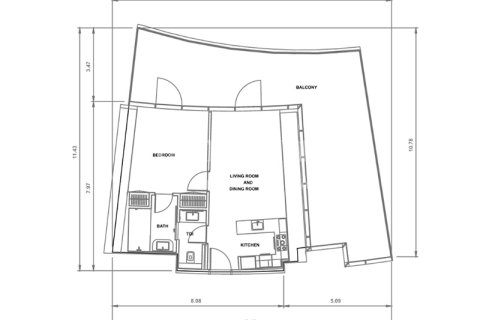 Appartement de 1 chambre  No. 118894 5