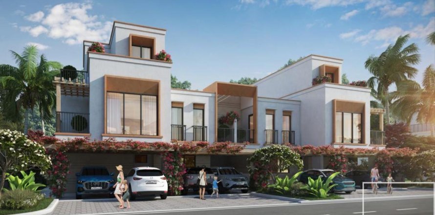 Таунхаус с 4 спальнями в Damac Lagoons, ОАЭ №136486
