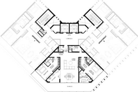 Квартира с 2 спальнями  №108718 4