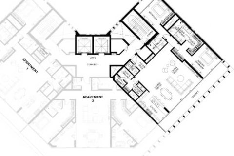 Квартира с 2 спальнями  №108719 4