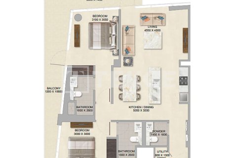 Apartment de 1 dormitorio en Abu Dhabi, UAE No. 172207 12