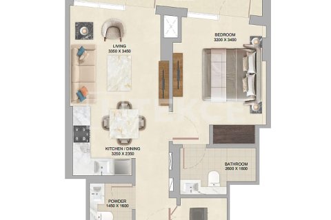 Apartment de 1 dormitorio en Abu Dhabi, UAE No. 172207 13