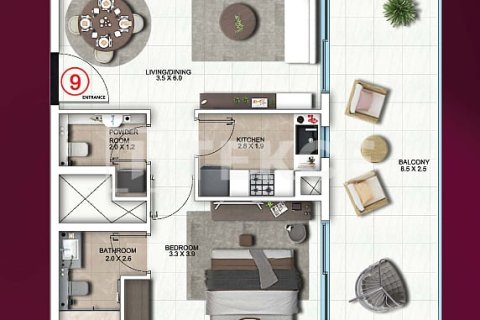 Apartment de 1 dormitorio en Dubai, UAE No. 172204 25