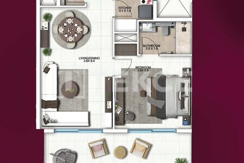 Apartment de 1 dormitorio en Dubai, UAE No. 172204 26