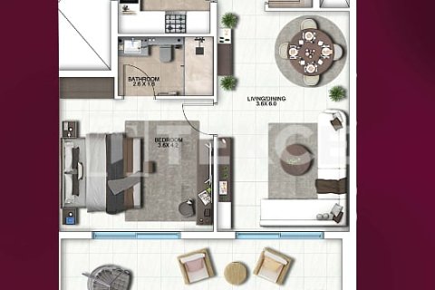 Apartment de 1 dormitorio en Dubai, UAE No. 172204 24