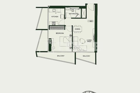 Appartement de 2 chambres à Arjan, UAE No. 133017 17