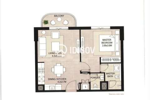 Apartment de 1 dormitorio en Town Square, UAE No. 187936 12